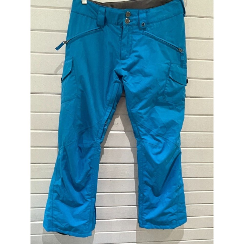 Burton Snow Fly Pants Wear ski snowboarding lined Blue Women Size S WB FLY PT